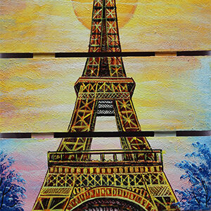 Hand Made Acrylic texture m.d.f. bord Painting