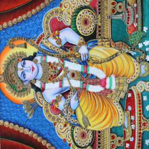 Hand Made Acrylic texture m.d.f. bord Painting