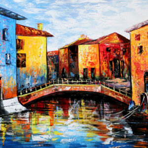 hand Made Acrylic knife Painting