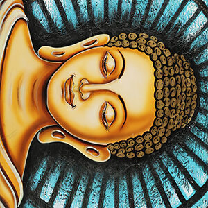 Hand Made Acrylic texture m.d.f. bord Painting